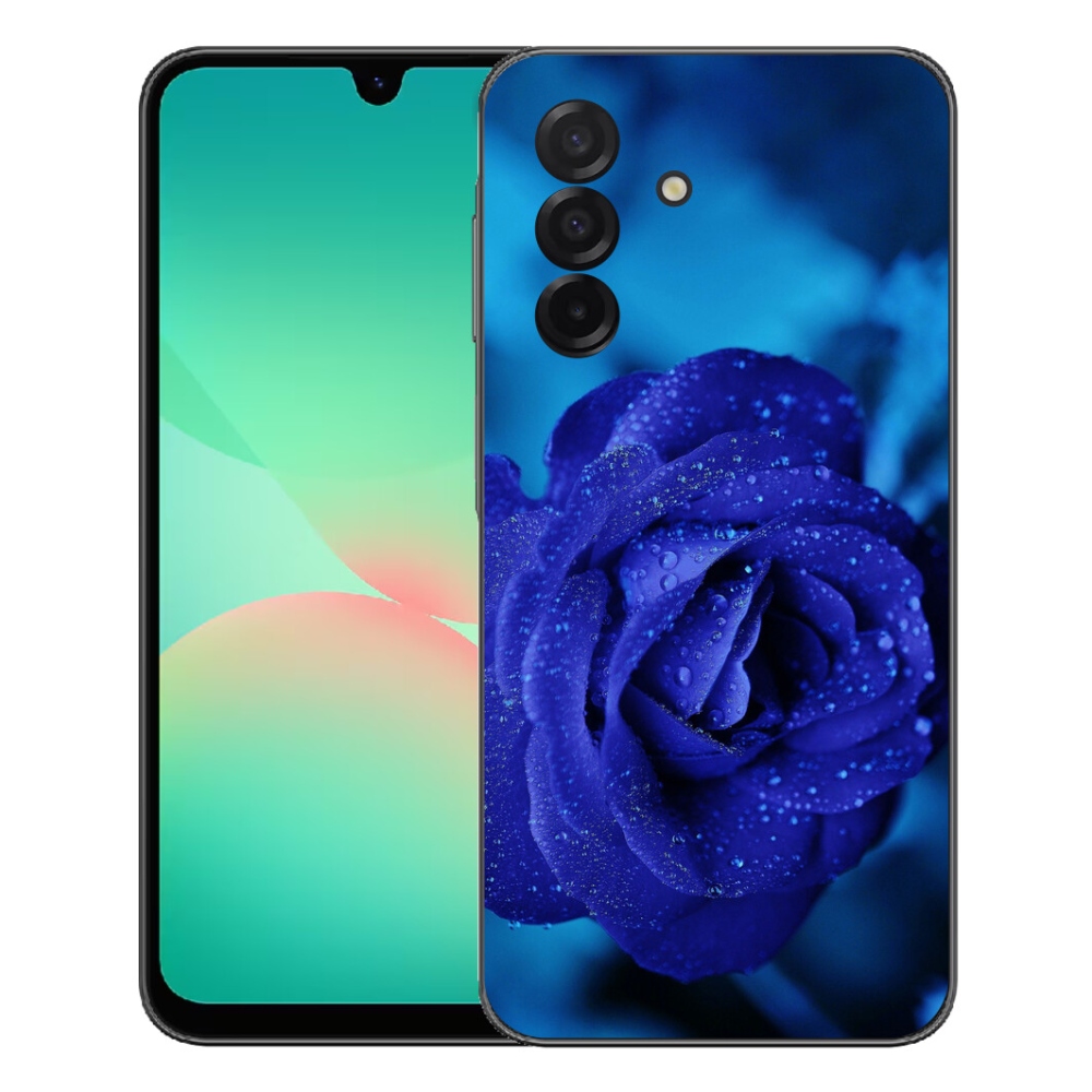 Gélový kryt mmCase na Samsung Galaxy A27 5G - modrá ruža