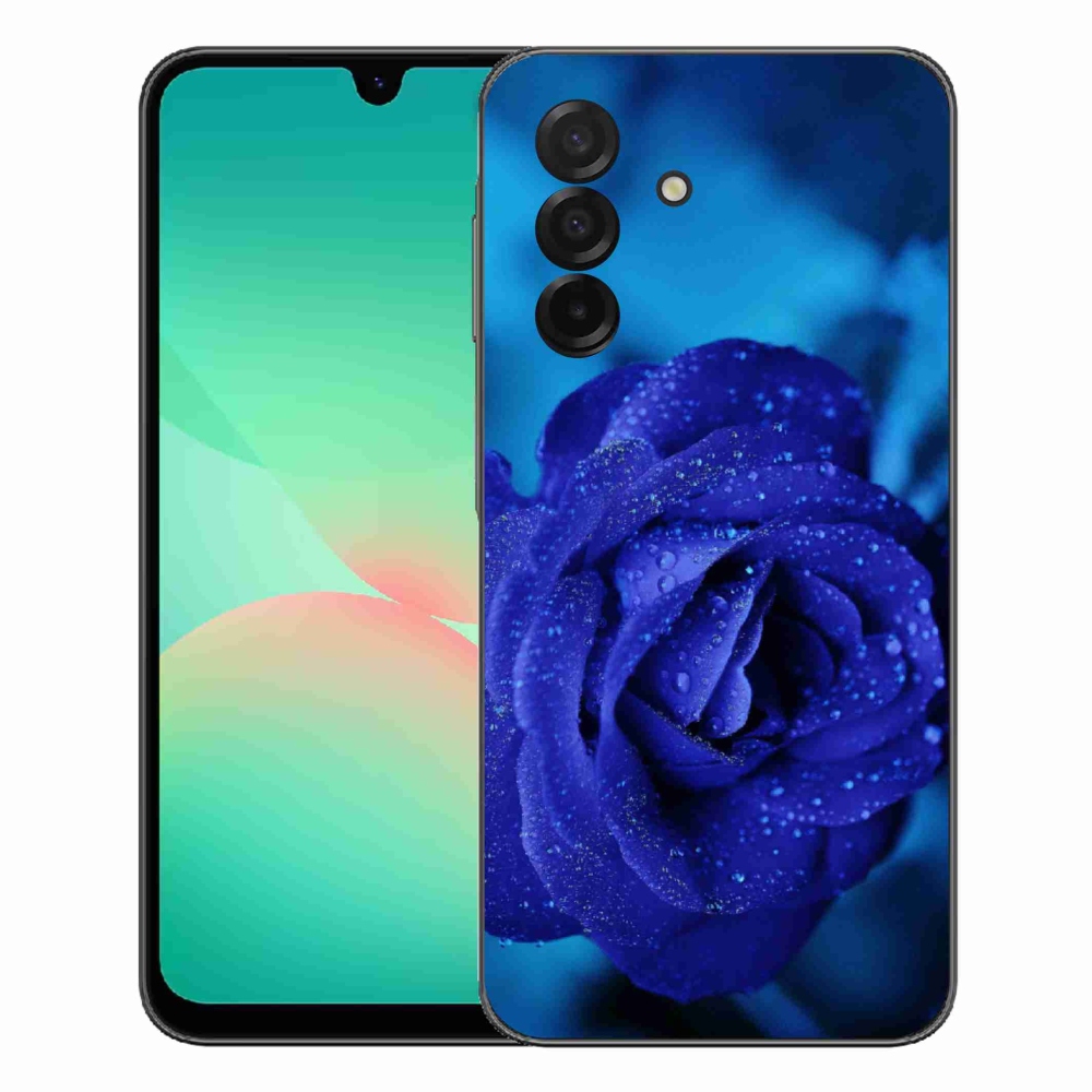 Gélový kryt mmCase na Samsung Galaxy A27 5G - modrá ruža
