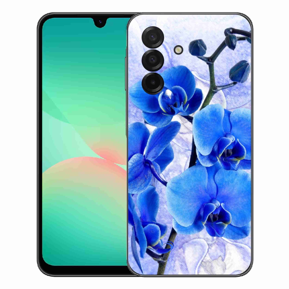 Gélový kryt mmCase na Samsung Galaxy A27 5G - modré kvety
