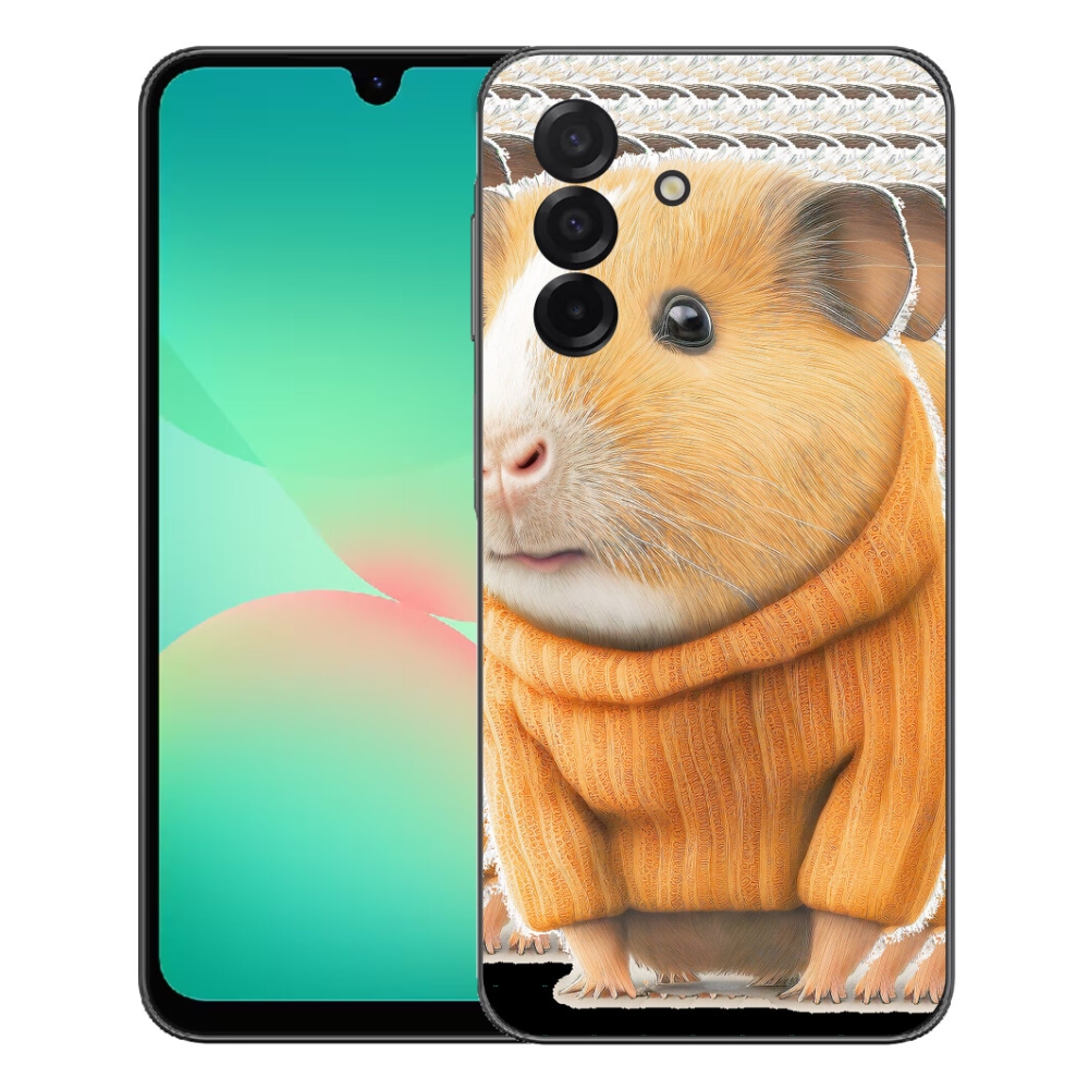 Gélový kryt mmCase na Samsung Galaxy A27 5G - morča vo svetri
