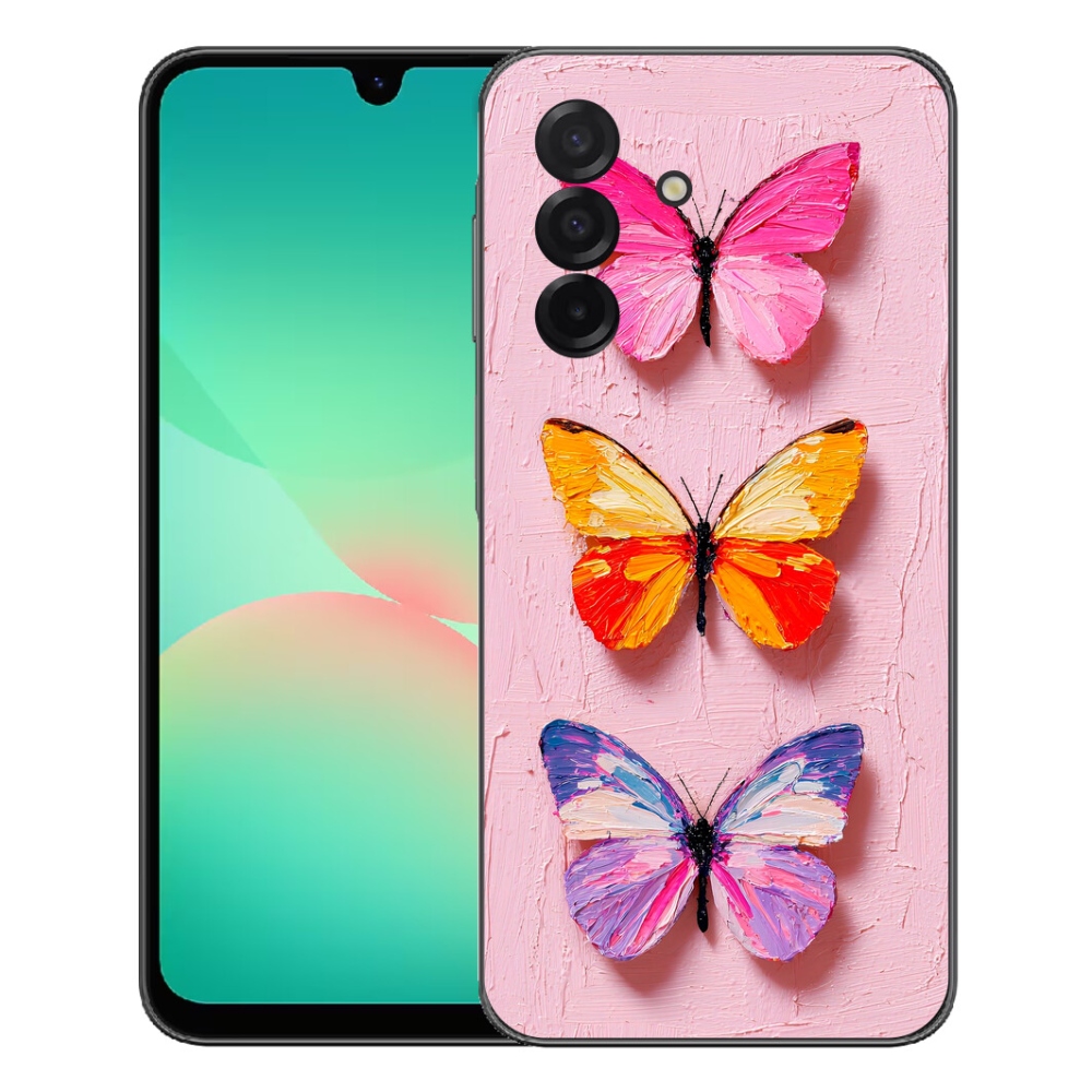 Gélový kryt mmCase na Samsung Galaxy A27 5G - motýlia trojica