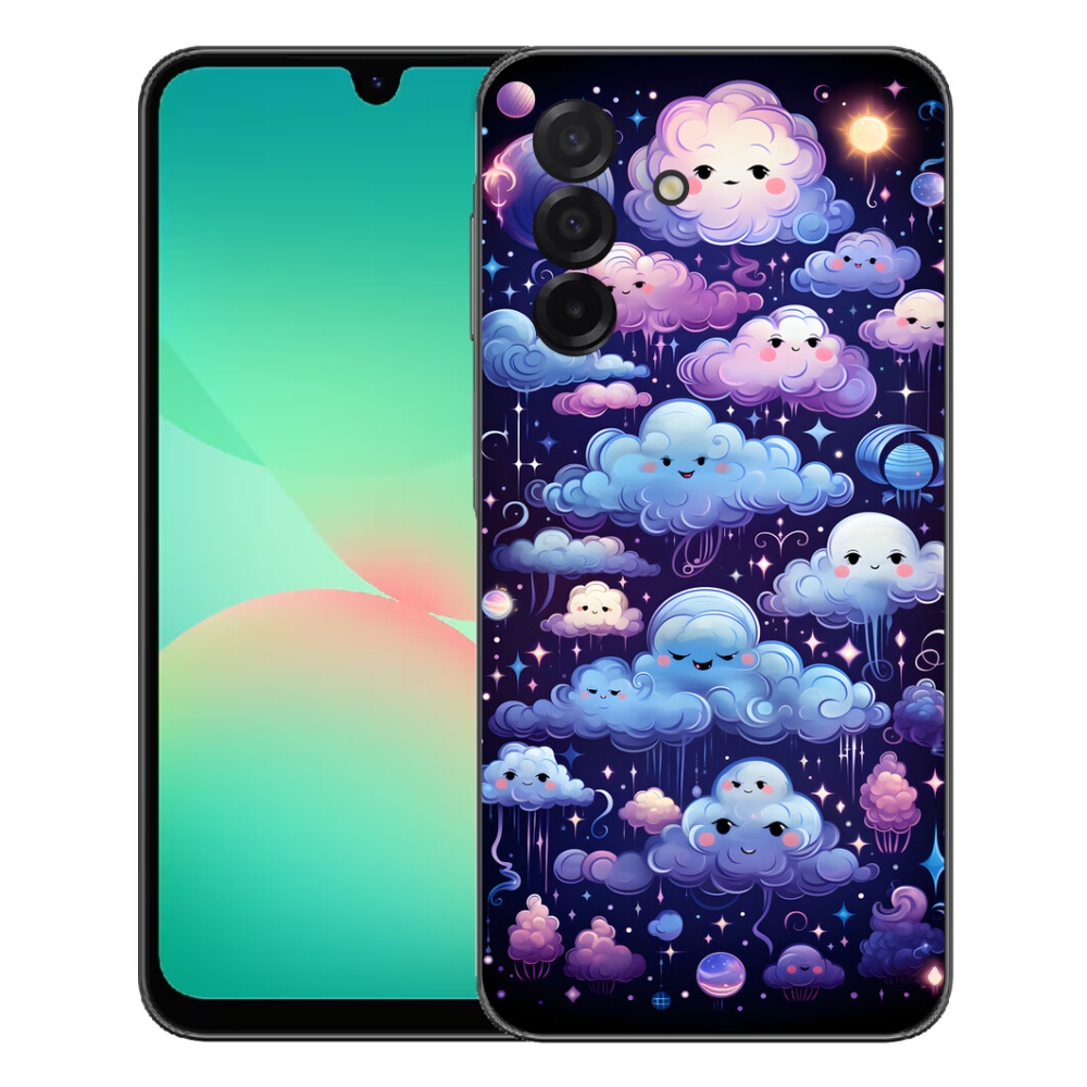 Gélový kryt mmCase na Samsung Galaxy A27 5G - mráčiky