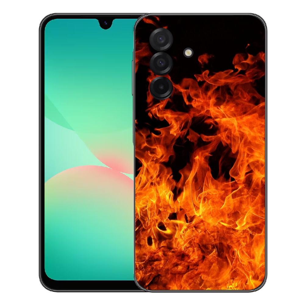 Gélový kryt mmCase na Samsung Galaxy A27 5G - muzikant a oheň