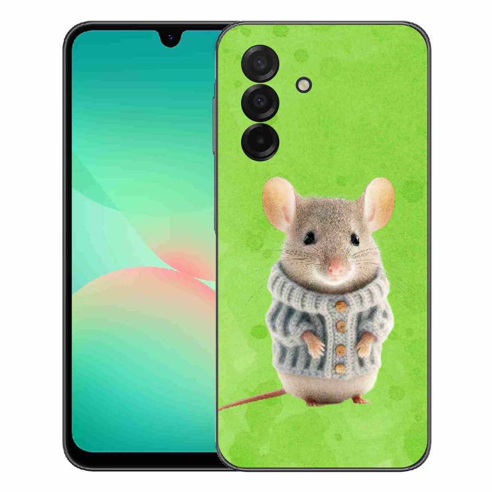 Gélový kryt mmCase na Samsung Galaxy A27 5G - myška vo svetri