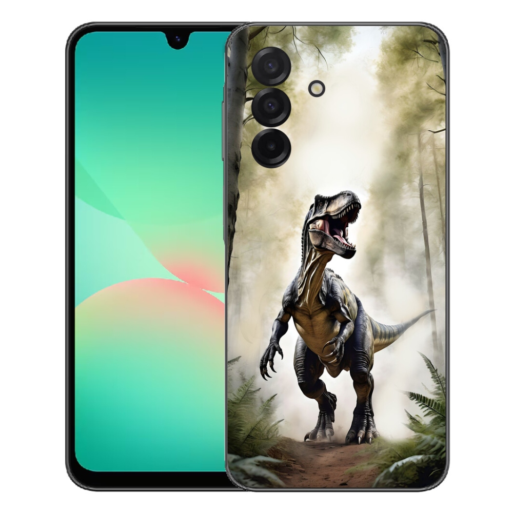 Gélový kryt mmCase na Samsung Galaxy A27 5G - naštvaný T-Rex