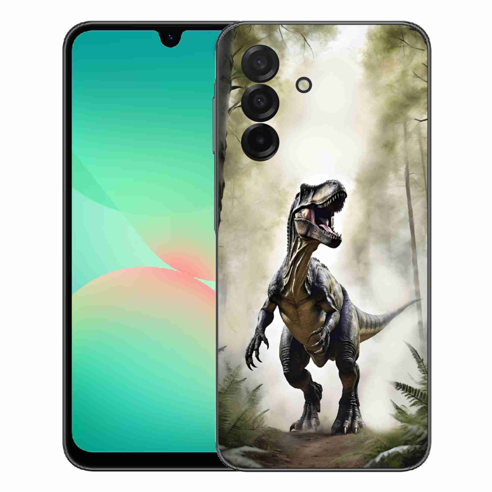 Gélový kryt mmCase na Samsung Galaxy A27 5G - naštvaný T-Rex
