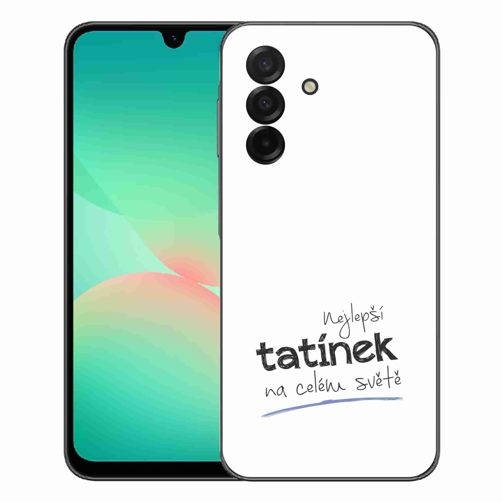 Gélový kryt mmCase na Samsung Galaxy A27 5G - najlepšie otecko 4 biele pozadie