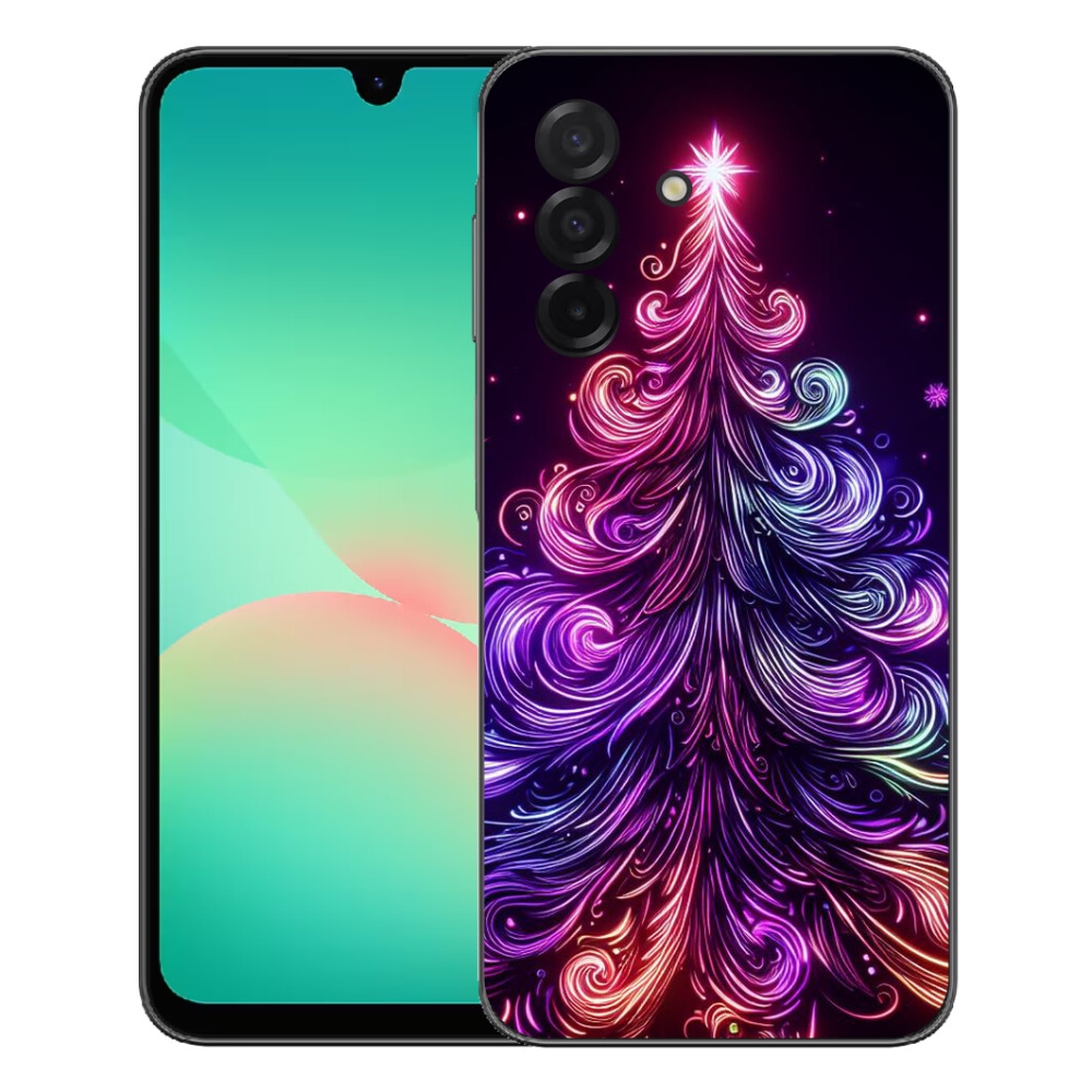 Gélový kryt mmCase na Samsung Galaxy A27 5G - neónový vianočný stromček 1