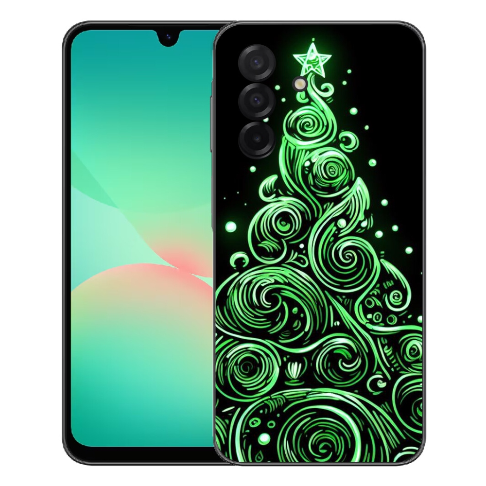 Gélový kryt mmCase na Samsung Galaxy A27 5G - neónový vianočný stromček 3