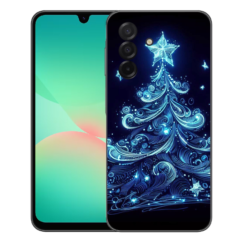 Gélový kryt mmCase na Samsung Galaxy A27 5G - neónový vianočný stromček 4