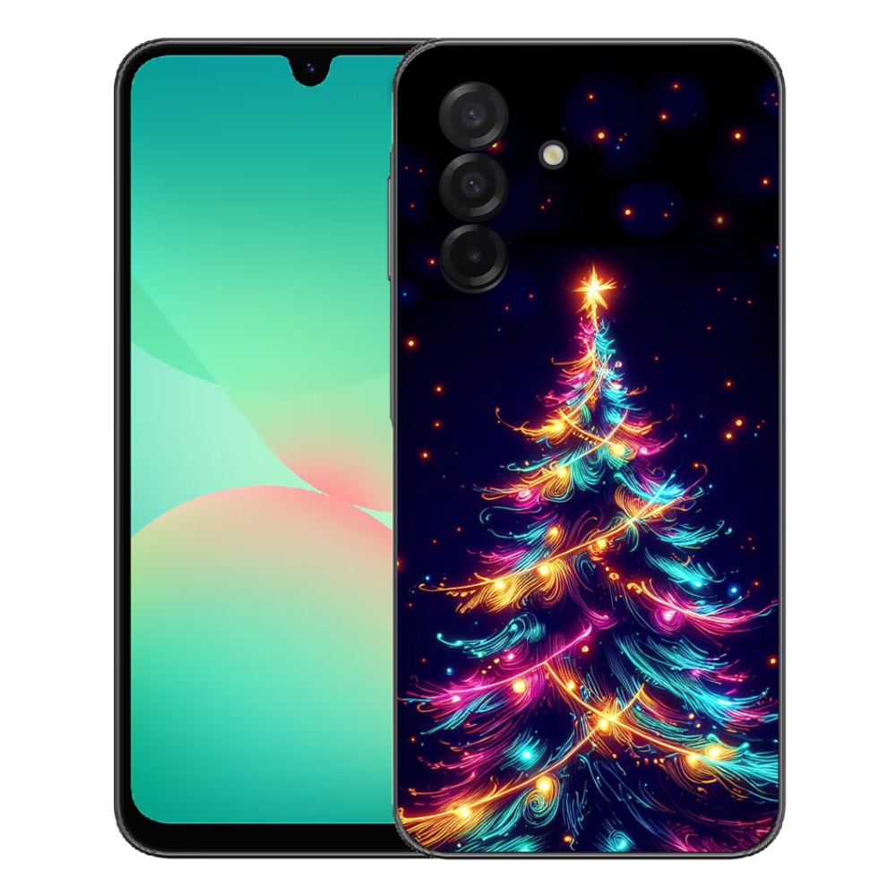 Gélový kryt mmCase na Samsung Galaxy A27 5G - neónový vianočný stromček