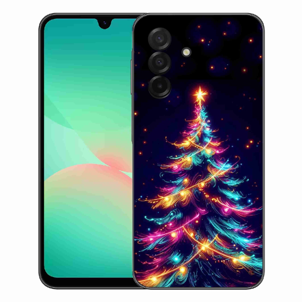 Gélový kryt mmCase na Samsung Galaxy A27 5G - neónový vianočný stromček