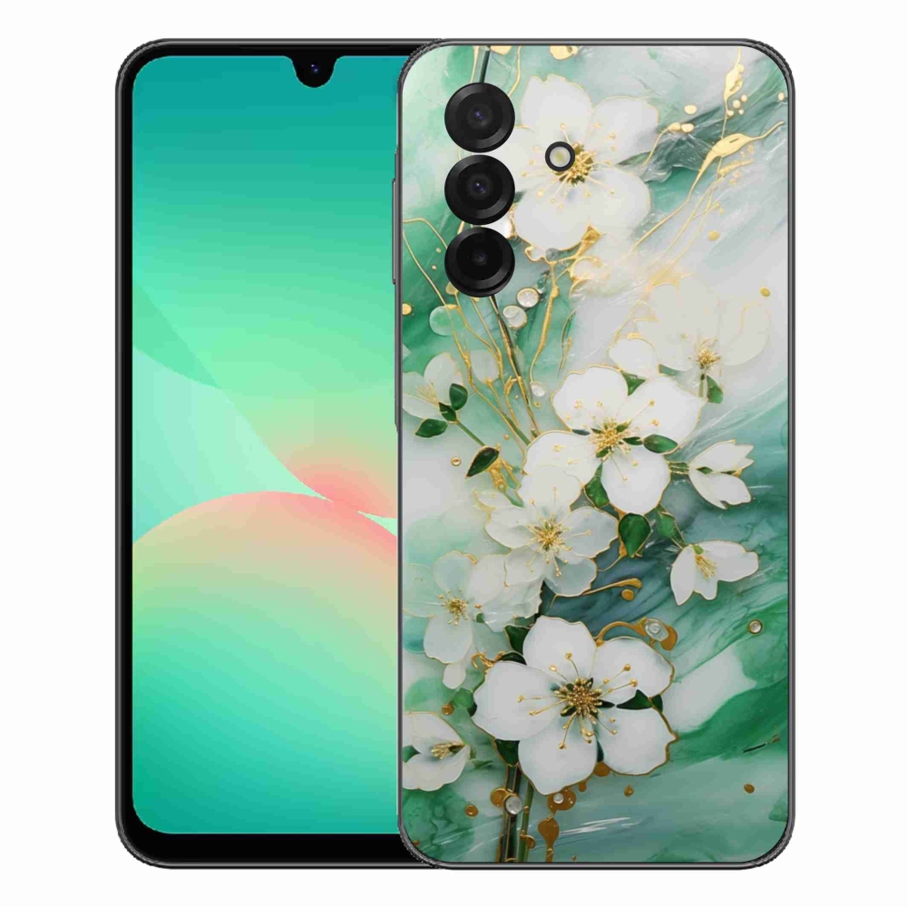 Gélový kryt mmCase na Samsung Galaxy A27 5G - nežné kvety