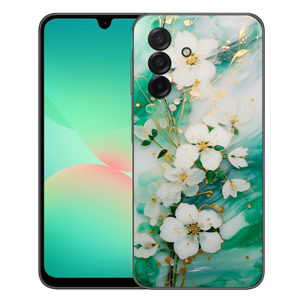 Gélový kryt mmCase na Samsung Galaxy A27 5G - nežné kvety