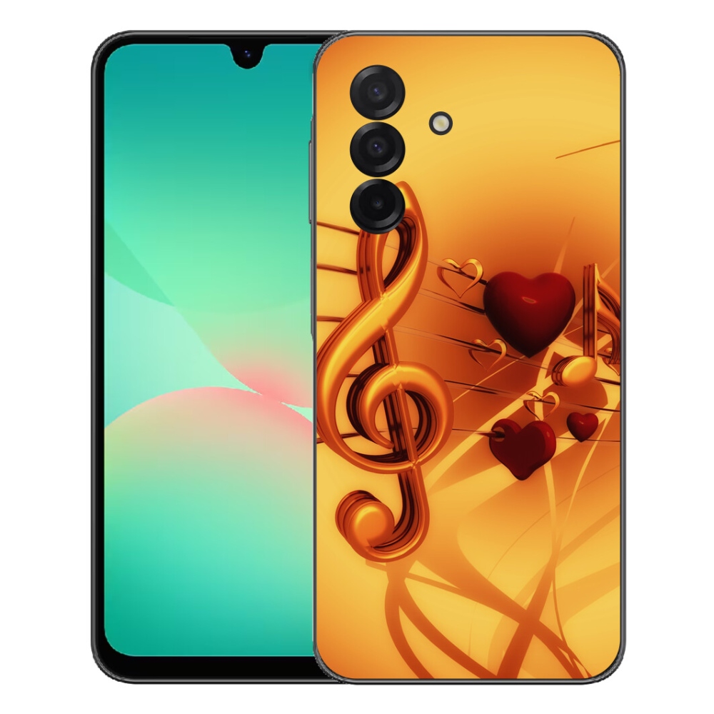 Gélový kryt mmCase na Samsung Galaxy A27 5G - noty