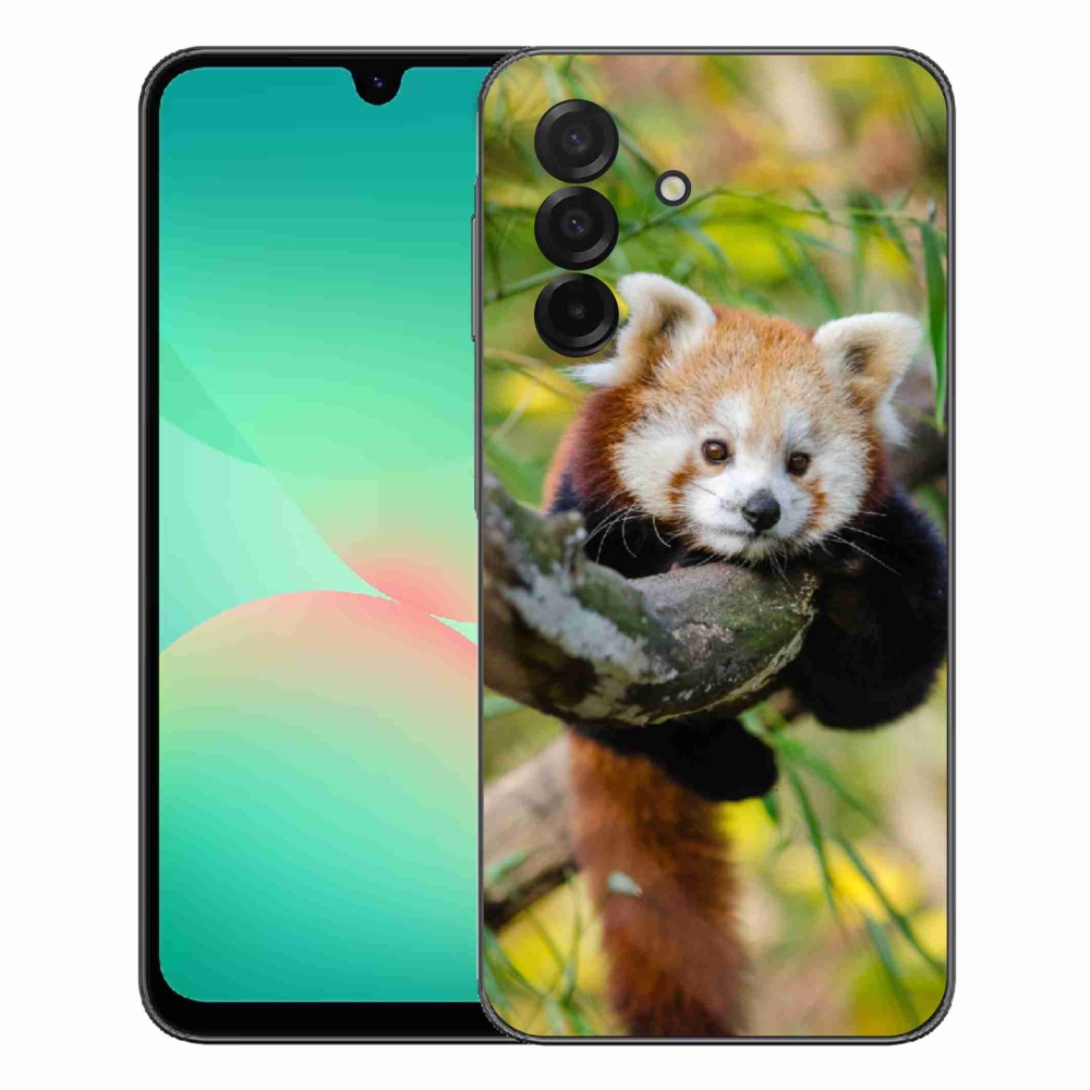 Gélový kryt mmCase na Samsung Galaxy A27 5G - panda červená