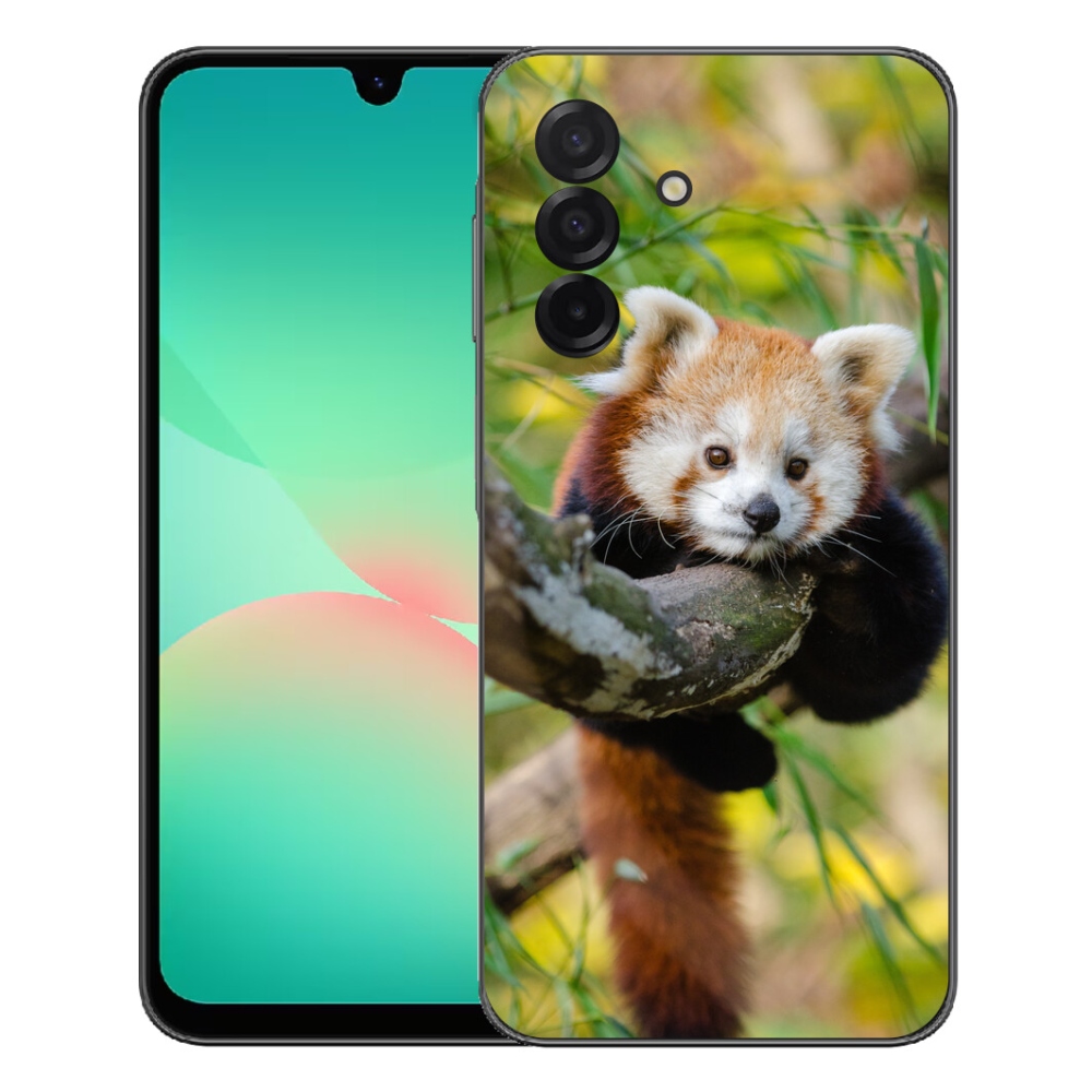 Gélový kryt mmCase na Samsung Galaxy A27 5G - panda červená