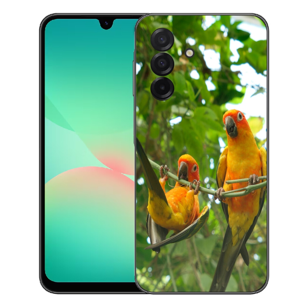 Gélový kryt mmCase na Samsung Galaxy A27 5G - papagáje aratingy
