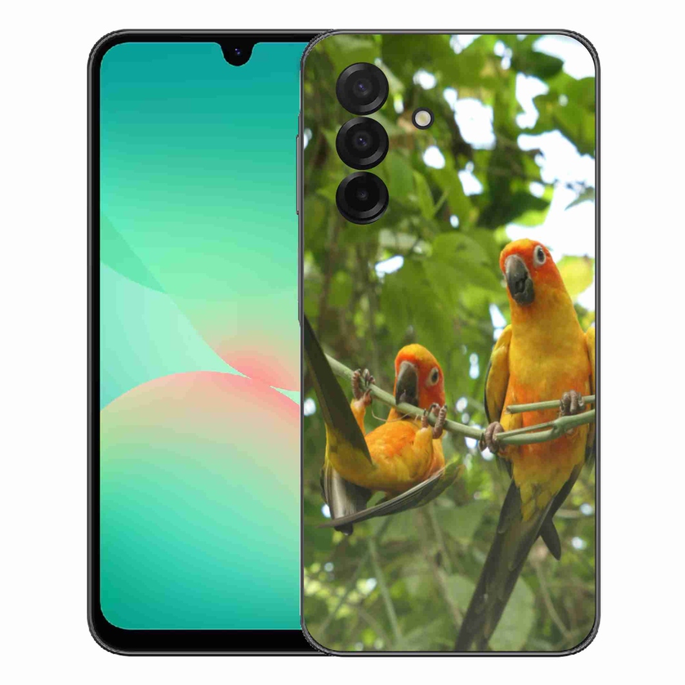 Gélový kryt mmCase na Samsung Galaxy A27 5G - papagáje aratingy