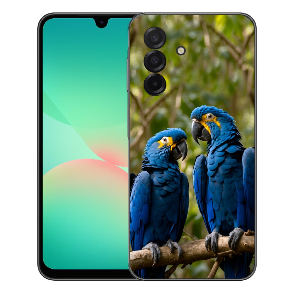 Gélový kryt mmCase na Samsung Galaxy A27 5G - papagájové duo