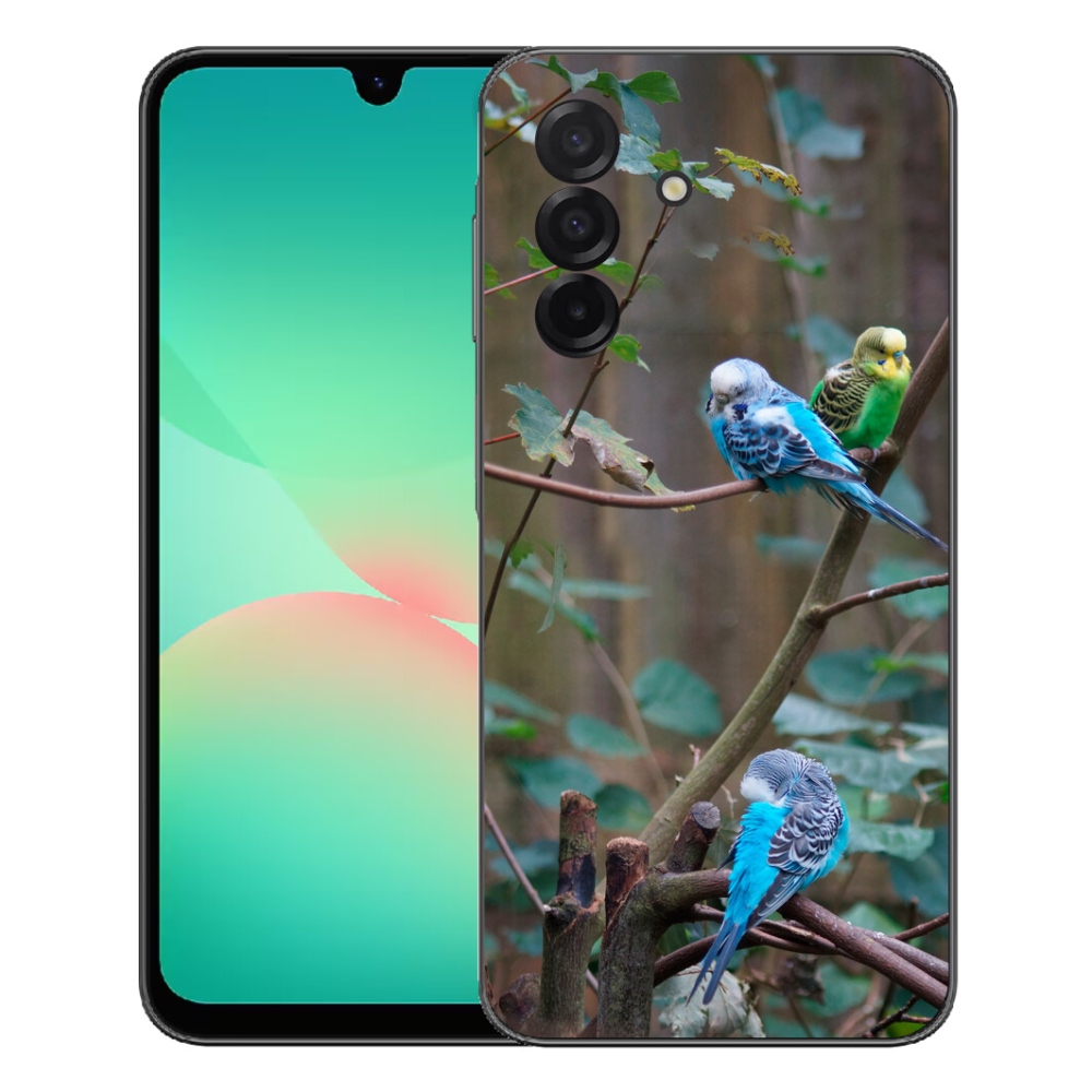 Gélový kryt mmCase na Samsung Galaxy A27 5G - papagáje na vetve