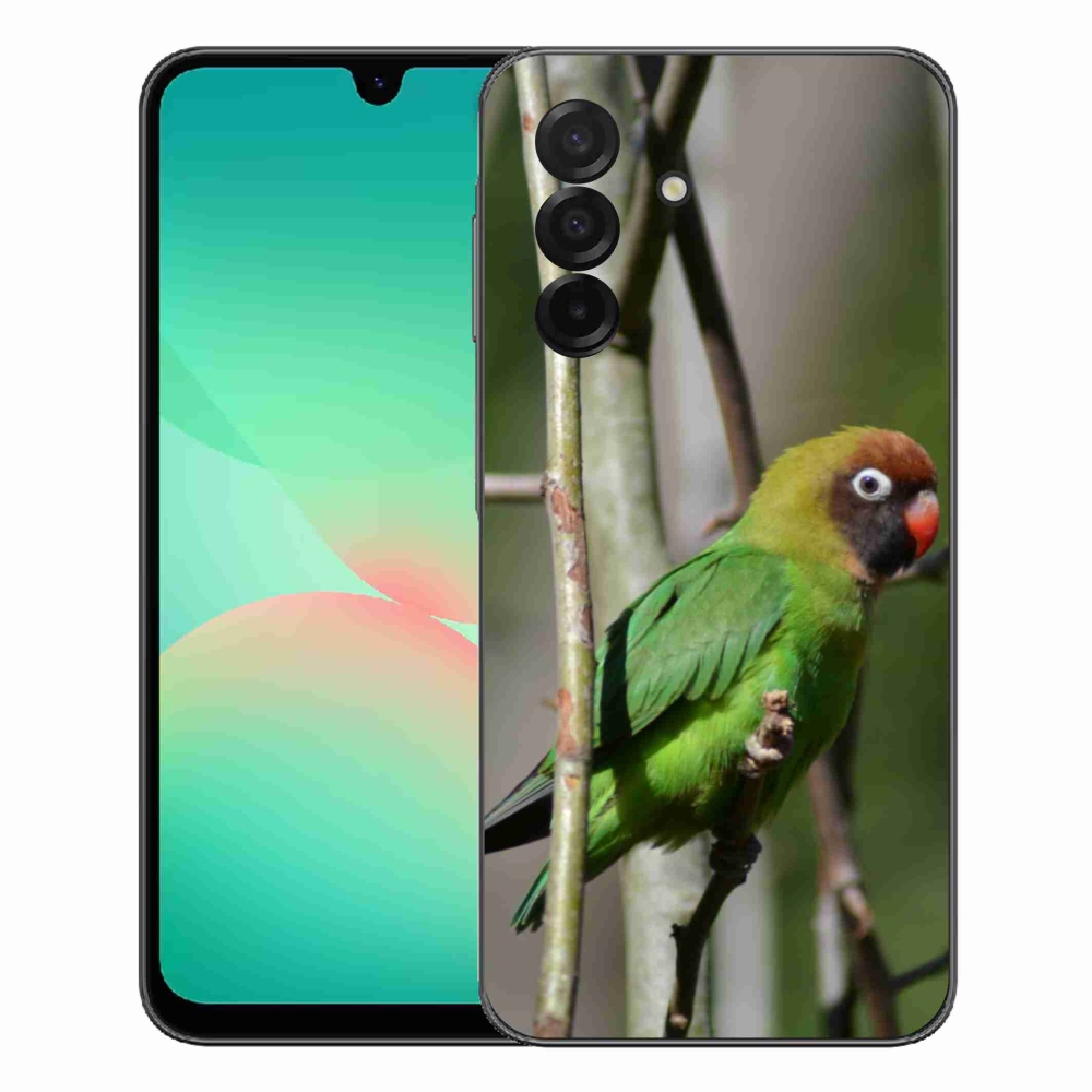 Gélový kryt mmCase na Samsung Galaxy A27 5G - papagáj agapornis