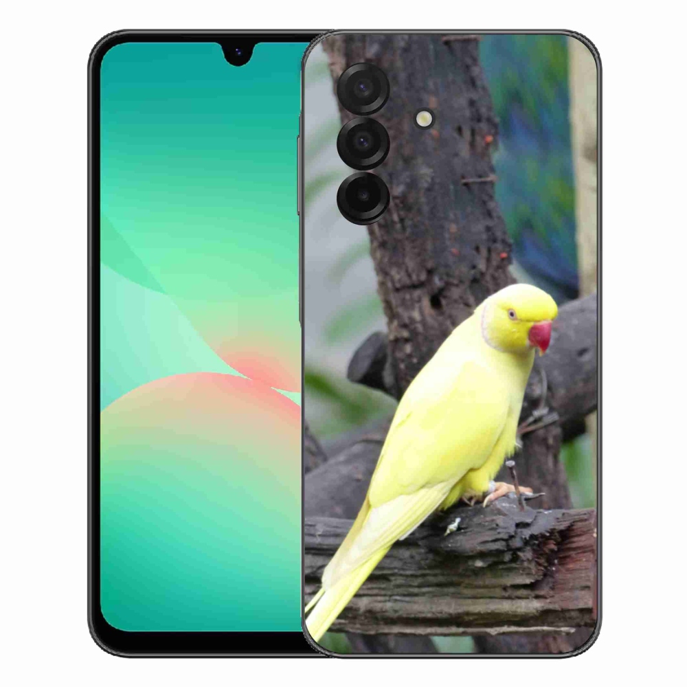 Gélový kryt mmCase na Samsung Galaxy A27 5G - papagáj alexander žltý