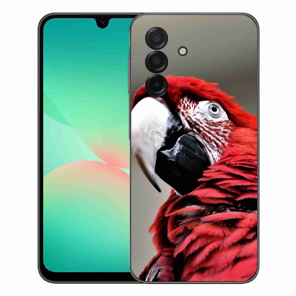 Gélový kryt mmCase na Samsung Galaxy A27 5G - papagáj ara červený