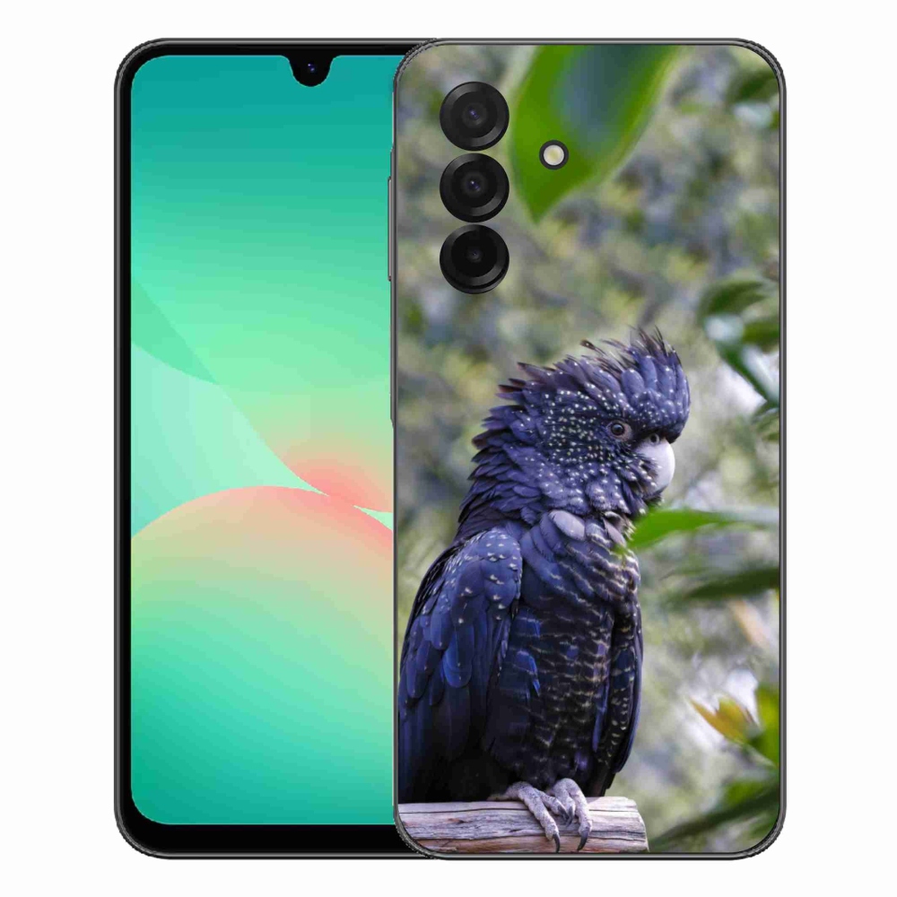 Gélový kryt mmCase na Samsung Galaxy A27 5G - papagáj kakadu čierny