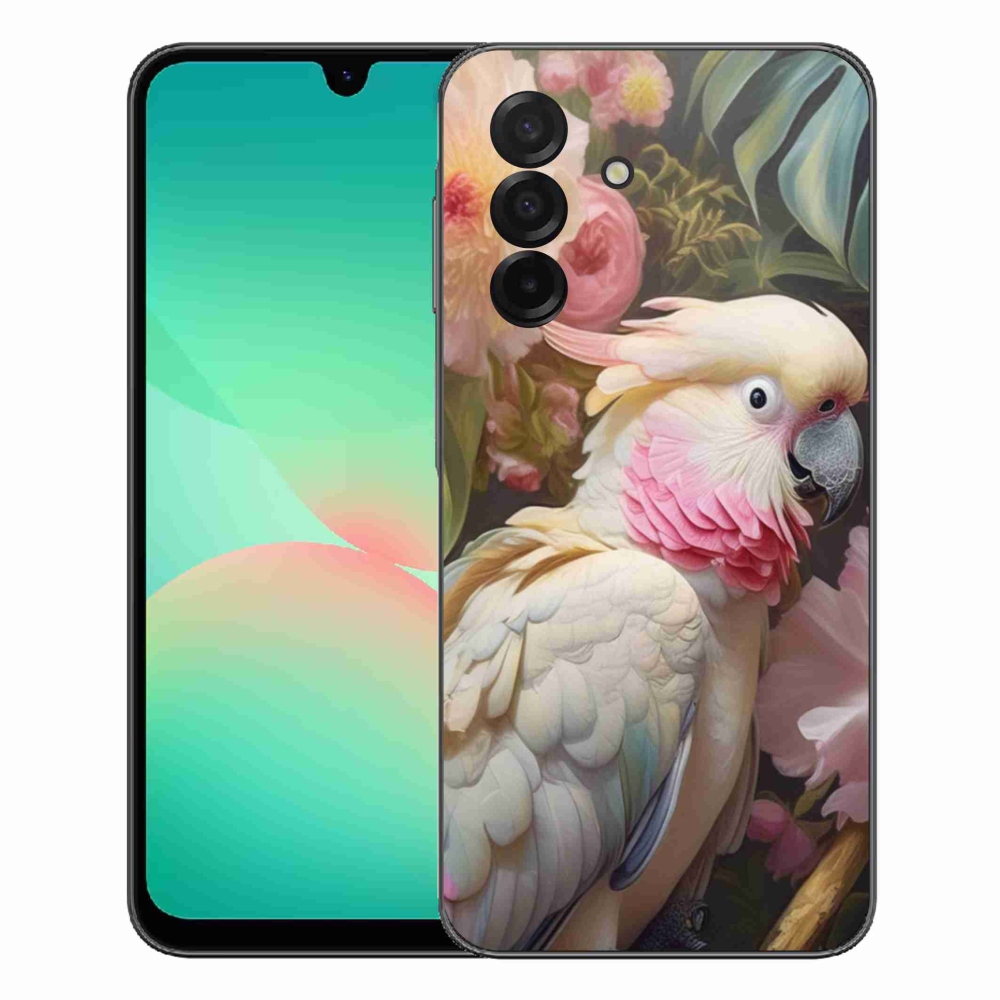 Gélový kryt mmCase Samsung Galaxy A27 5G - papagáj kakadu ružový 2