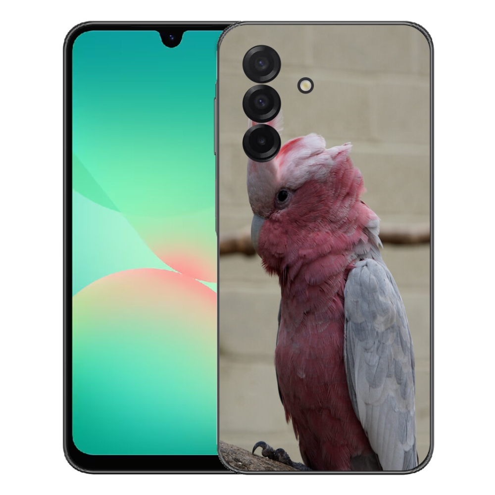 Gélový kryt mmCase na Samsung Galaxy A27 5G - papagáj kakadu ružový