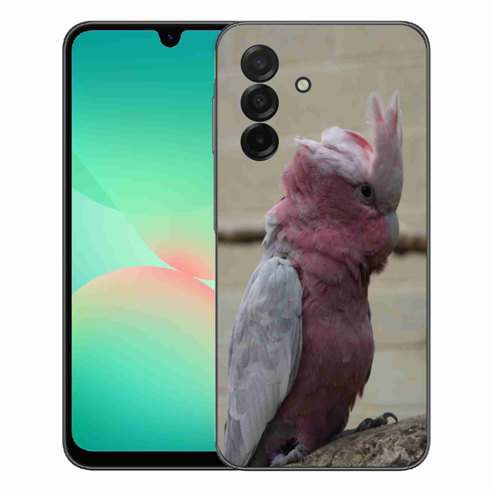 Gélový kryt mmCase na Samsung Galaxy A27 5G - papagáj kakadu ružový