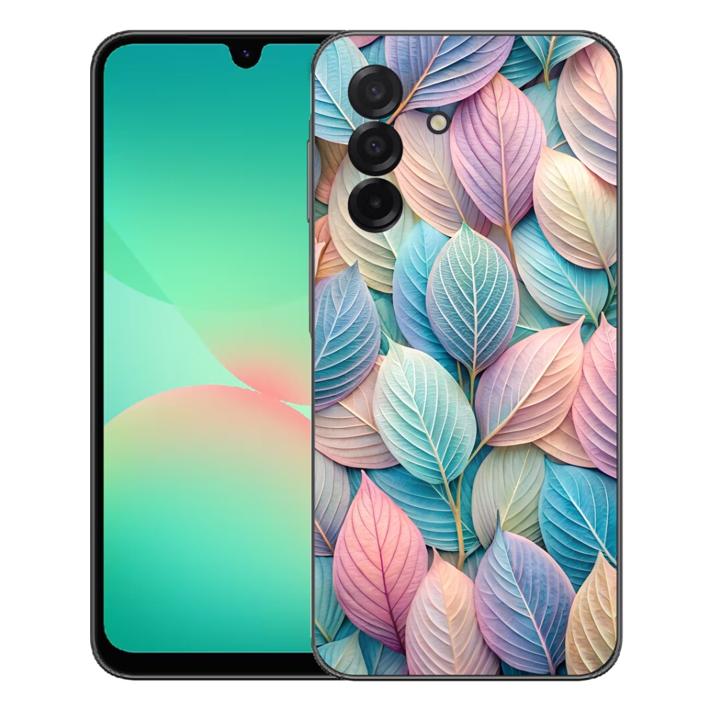 Gélový kryt mmCase na Samsung Galaxy A27 5G - pastelové listy