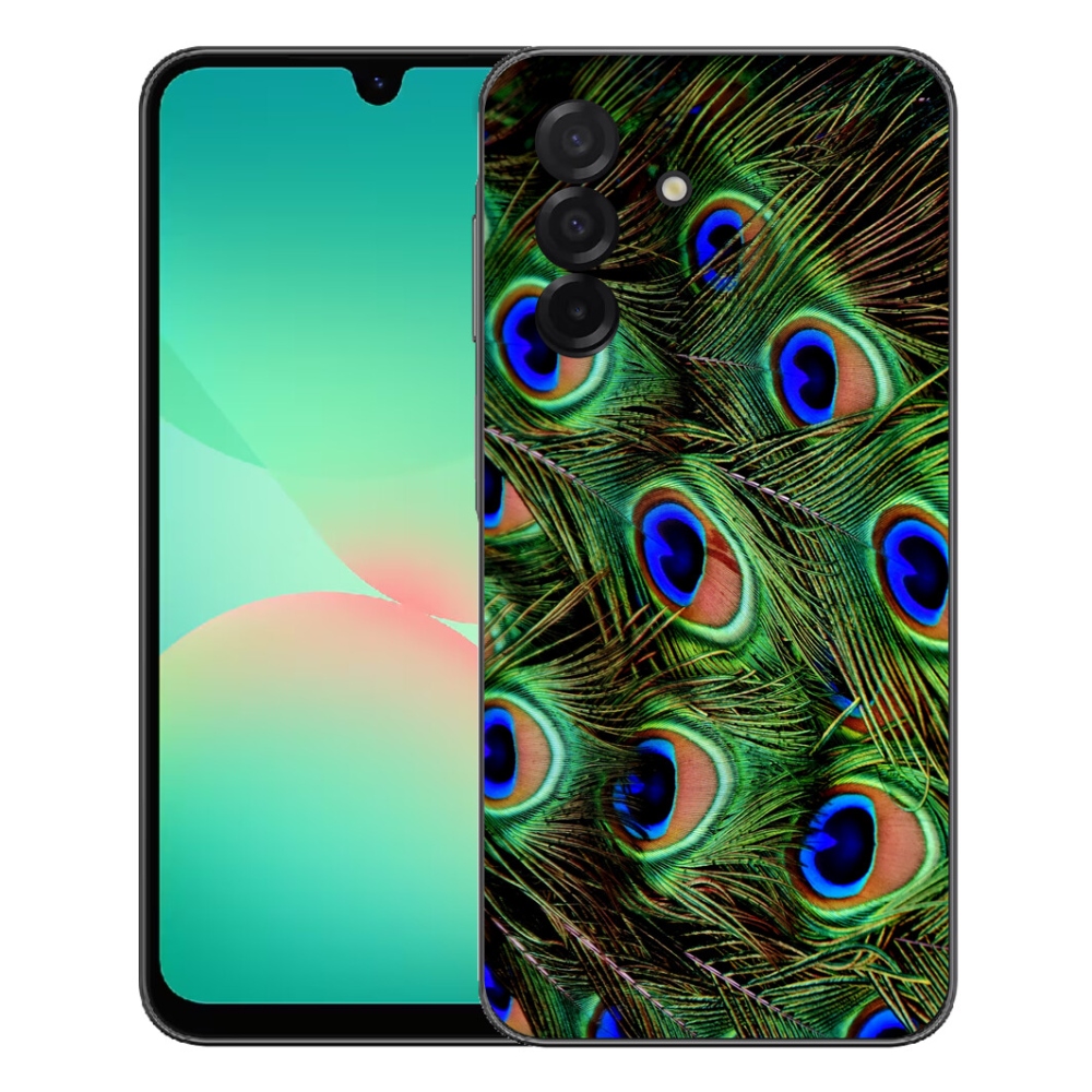 Gélový kryt mmCase na Samsung Galaxy A27 5G - pávie perie
