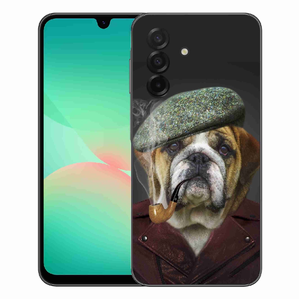 Gélový kryt mmCase na Samsung Galaxy A27 5G - pes s fajkou