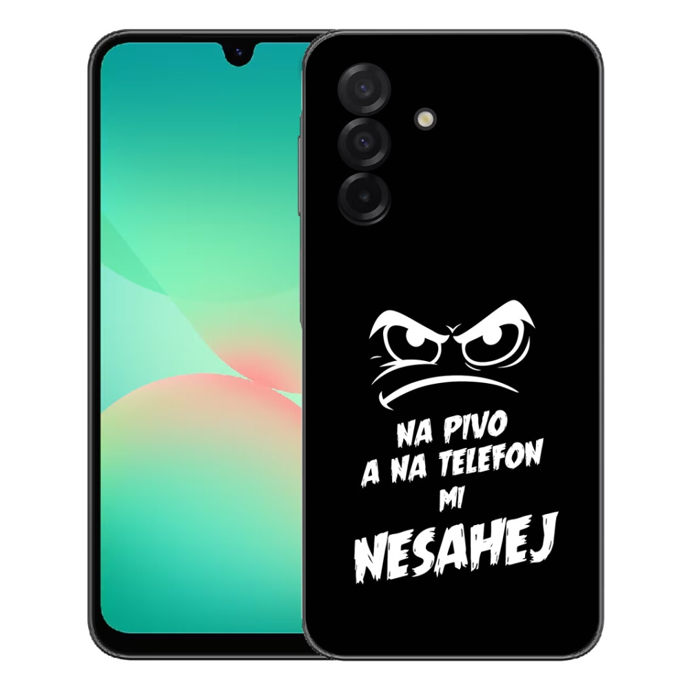 Gélový kryt mmCase na Samsung Galaxy A27 5G - pivný motív 2 čierne pozadie