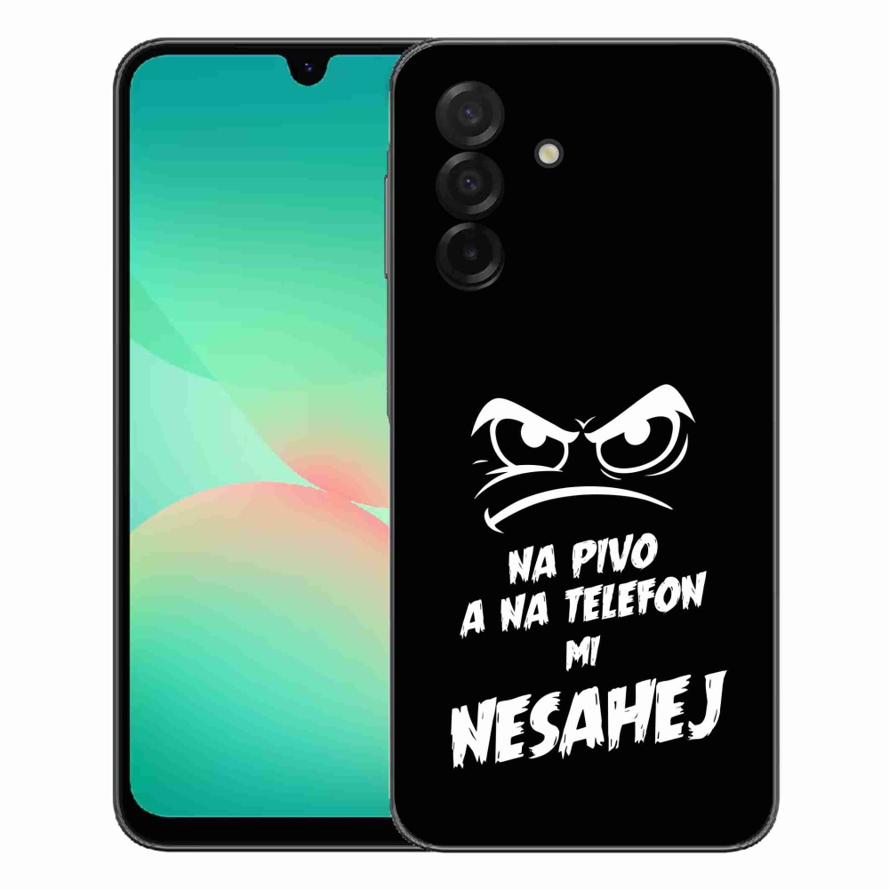 Gélový kryt mmCase na Samsung Galaxy A27 5G - pivný motív 2 čierne pozadie