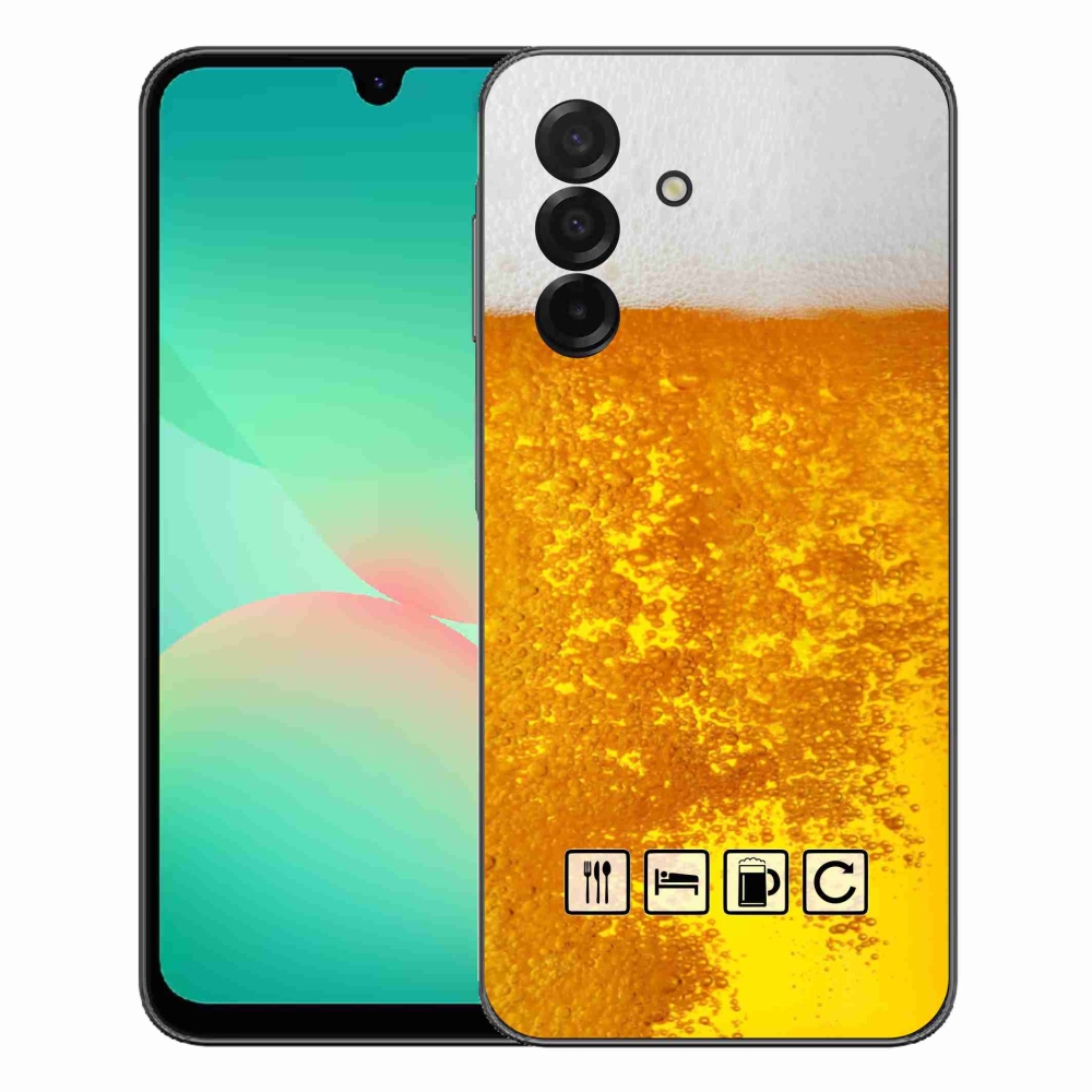Gélový kryt mmCase na Samsung Galaxy A27 5G - pivný motív 3