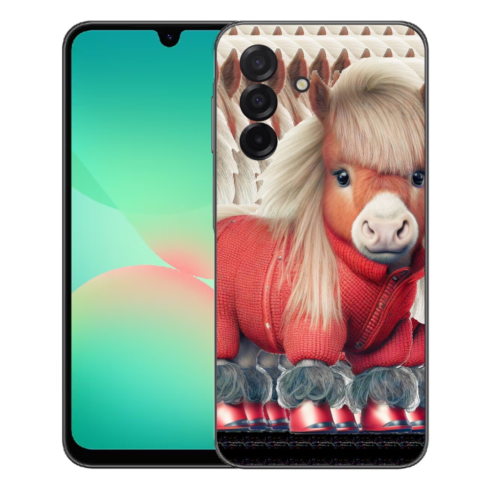 Gélový kryt mmCase na Samsung Galaxy A27 5G - poník vo svetri
