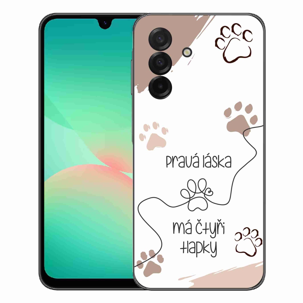 Gélový kryt mmCase na Samsung Galaxy A27 5G - psí motív 1 biele pozadie