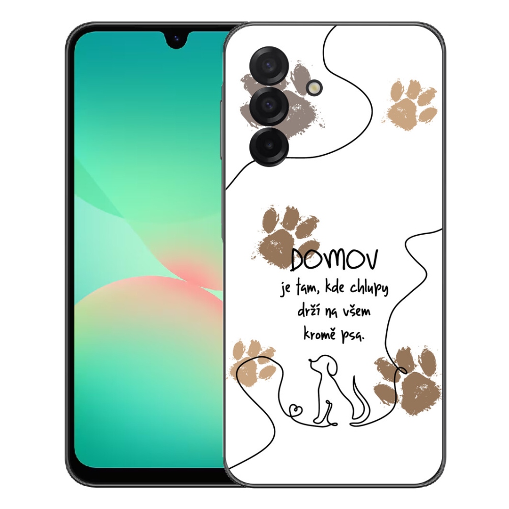 Gélový kryt mmCase na Samsung Galaxy A27 5G - psí motív biele pozadie