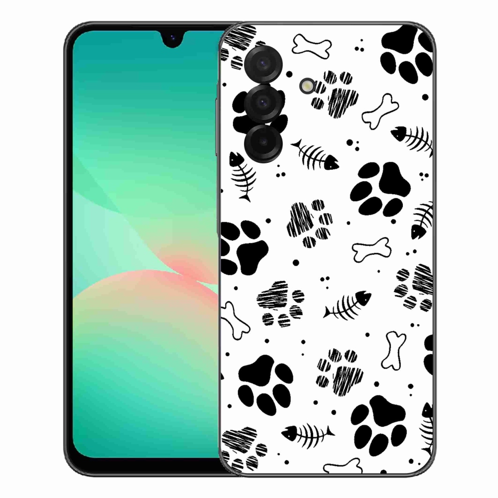 Gélový kryt mmCase na Samsung Galaxy A27 5G - psie labky 1