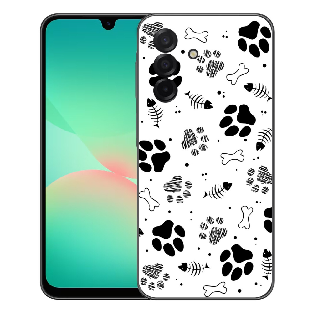Gélový kryt mmCase na Samsung Galaxy A27 5G - psie labky 1