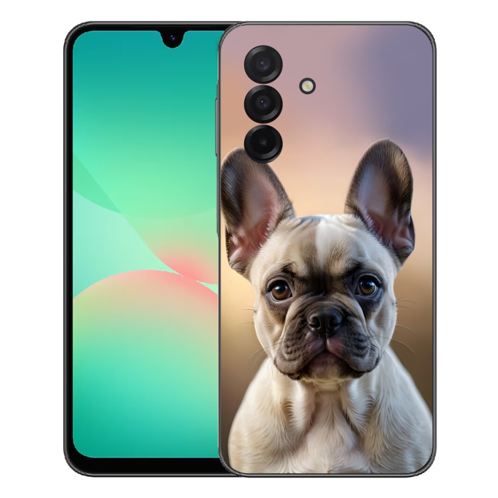 Gélový kryt mmCase na Samsung Galaxy A27 5G - roztomilý francúzsky buldoček