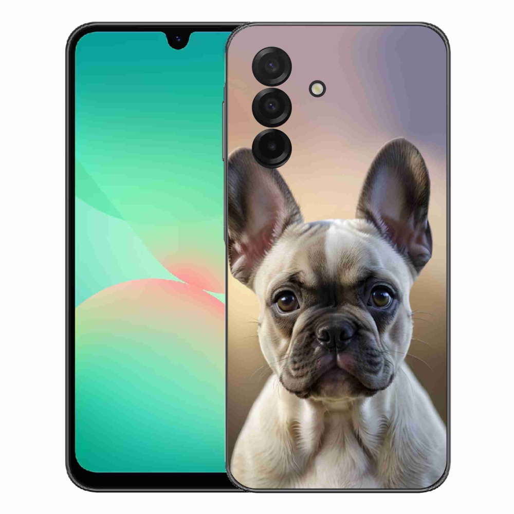 Gélový kryt mmCase na Samsung Galaxy A27 5G - roztomilý francúzsky buldoček