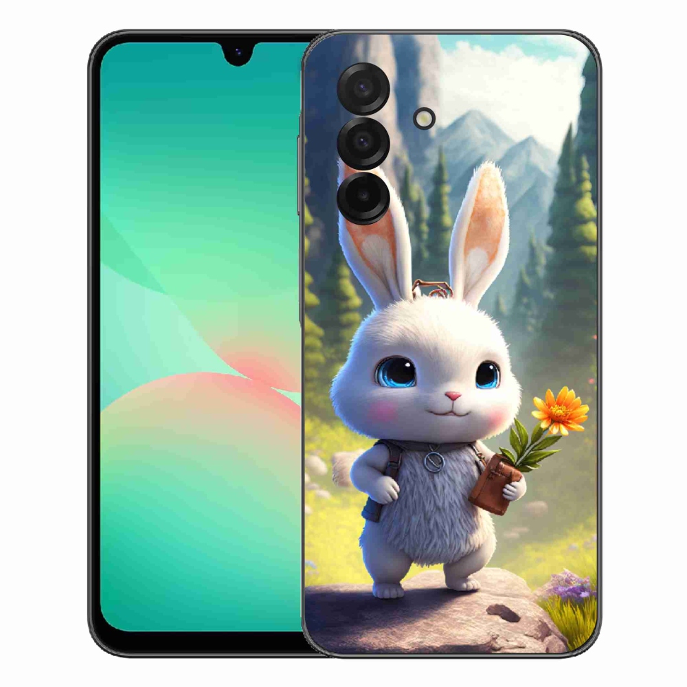 Gélový kryt mmCase na Samsung Galaxy A27 5G - roztomilý zajačik