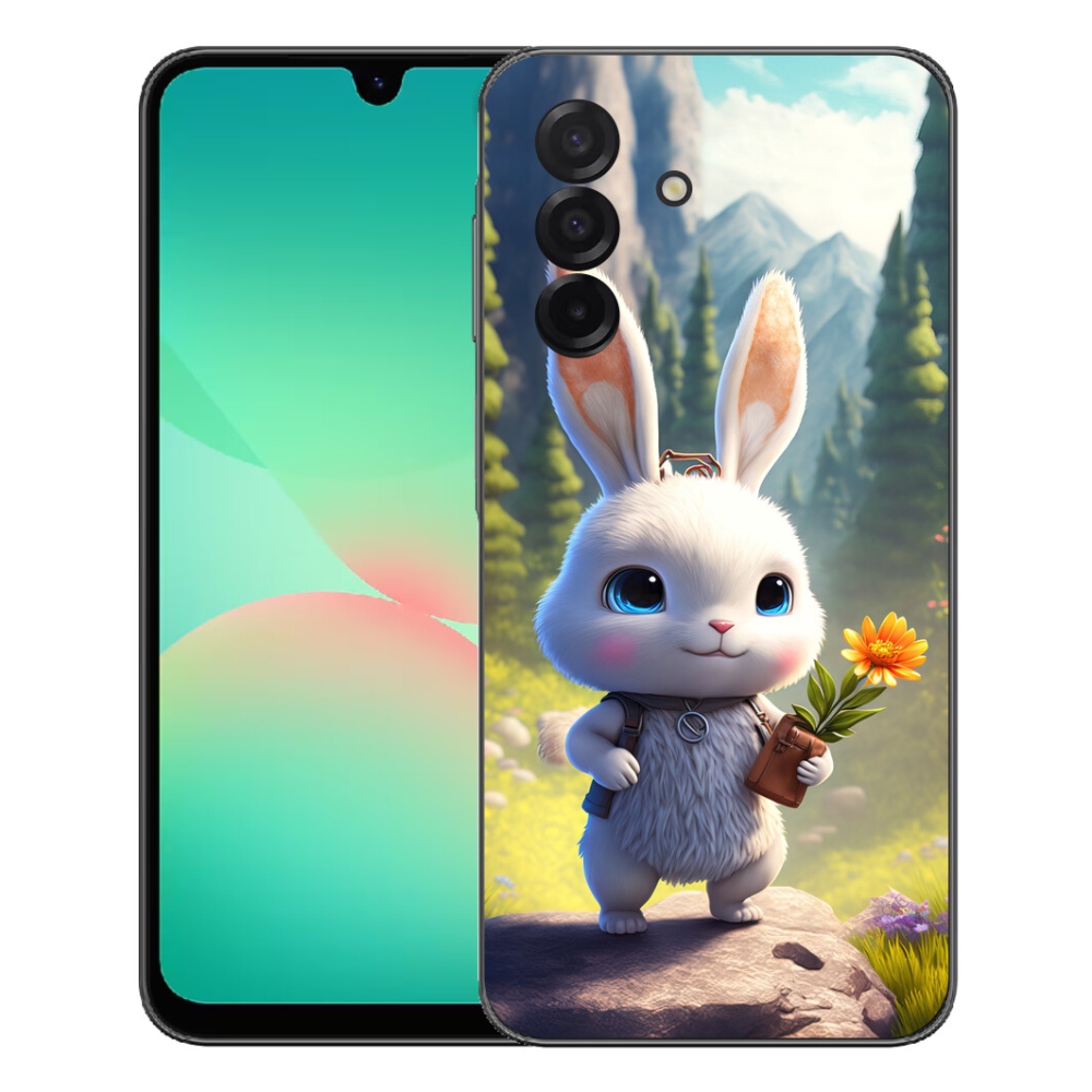 Gélový kryt mmCase na Samsung Galaxy A27 5G - roztomilý zajačik