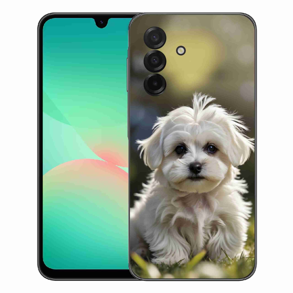 Gélový kryt mmCase na Samsung Galaxy A27 5G - roztomilý maltézsky psík