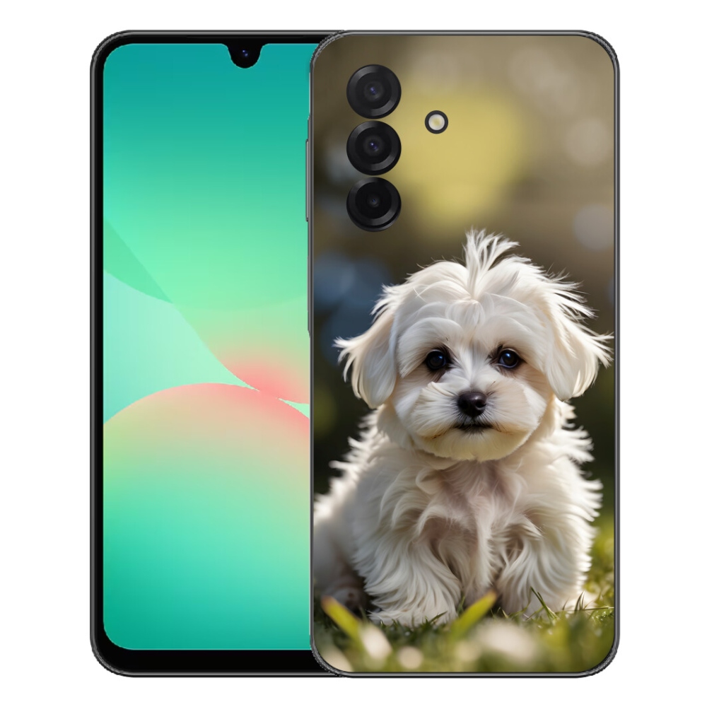 Gélový kryt mmCase na Samsung Galaxy A27 5G - roztomilý maltézsky psík