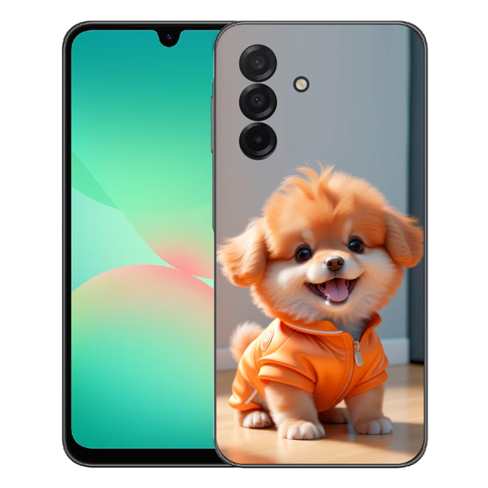 Gélový kryt mmCase na Samsung Galaxy A27 5G - roztomilý pomeranian v mikine